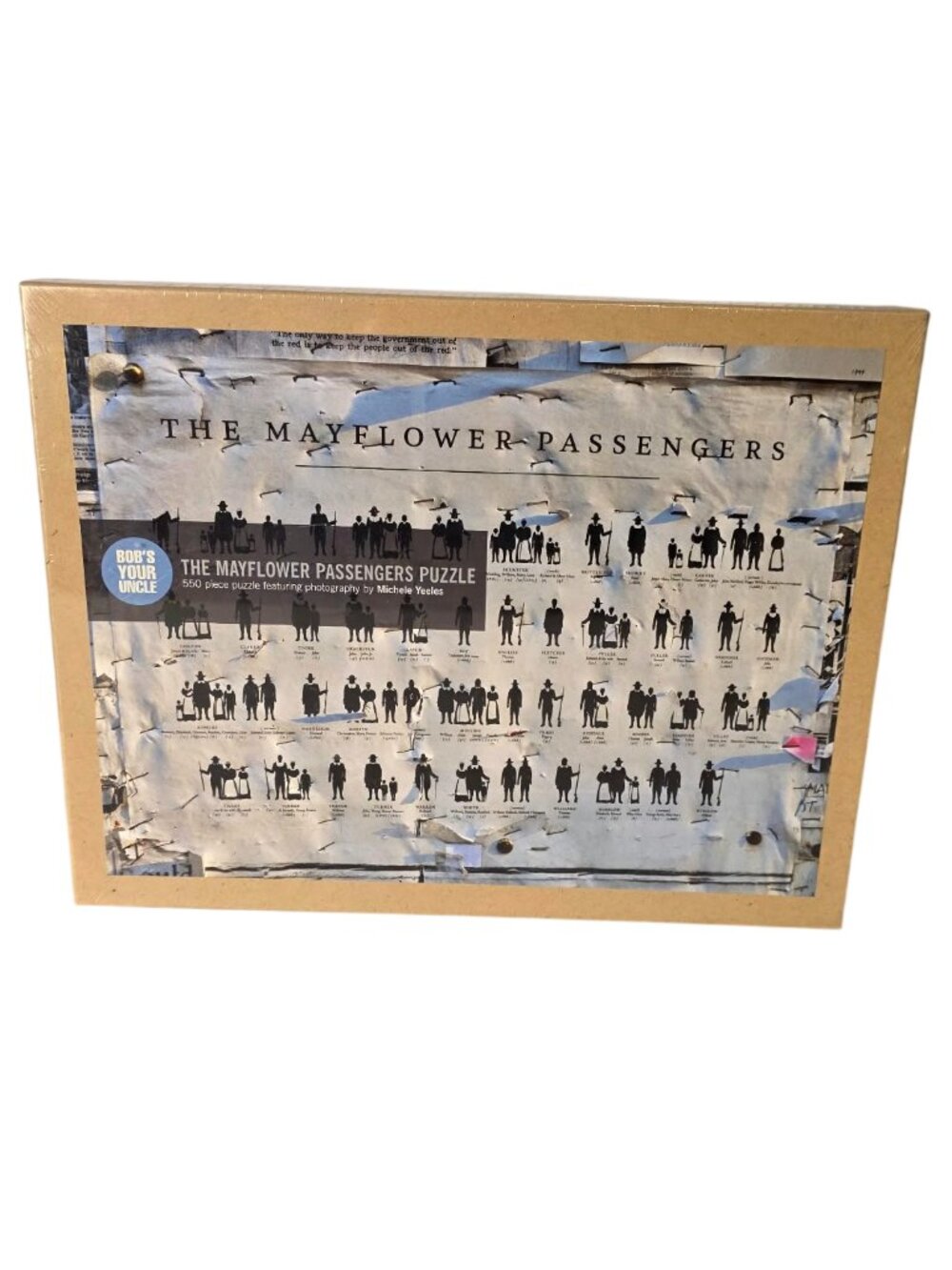 Bob's Your Uncle The Mayflower Passengers Jigsaw Puzzle - 550 Piece NIB